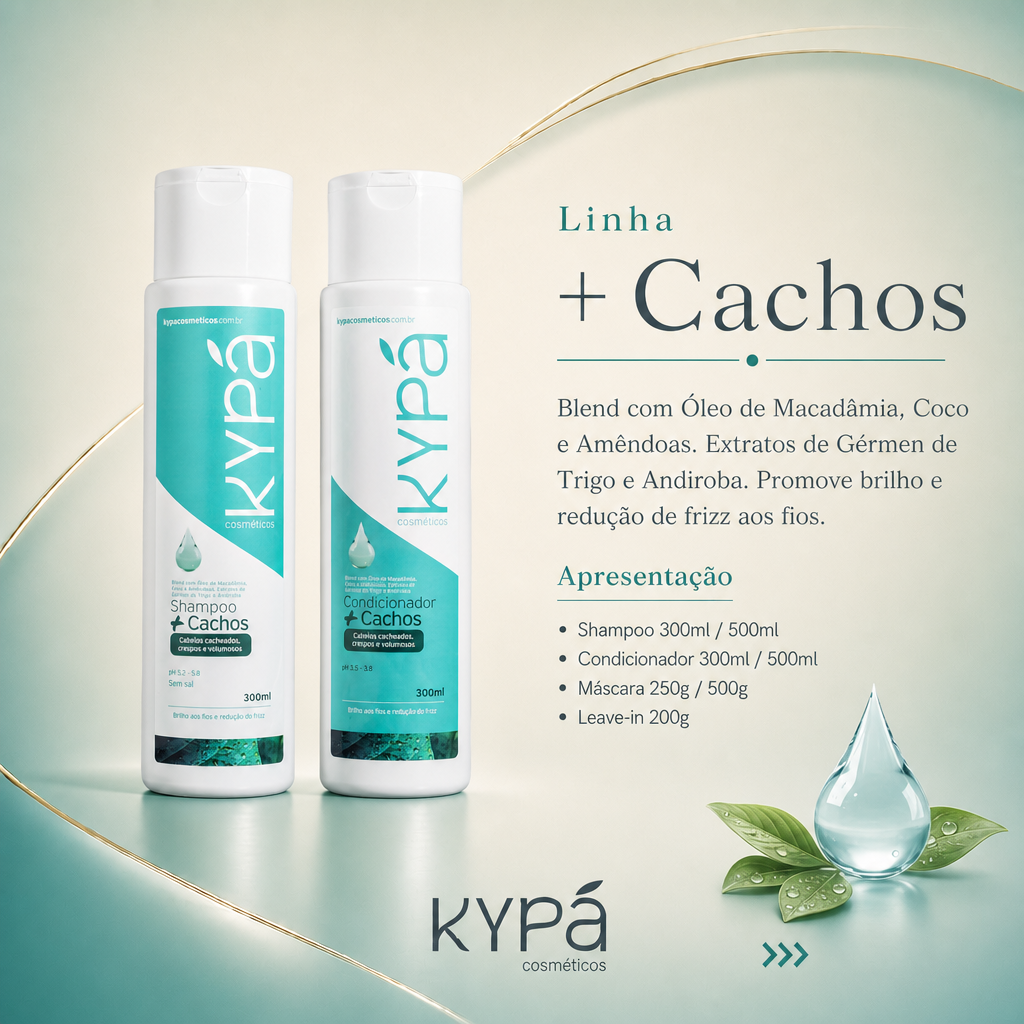 Linha MAIS CACHOS (antiga Volume Redux)